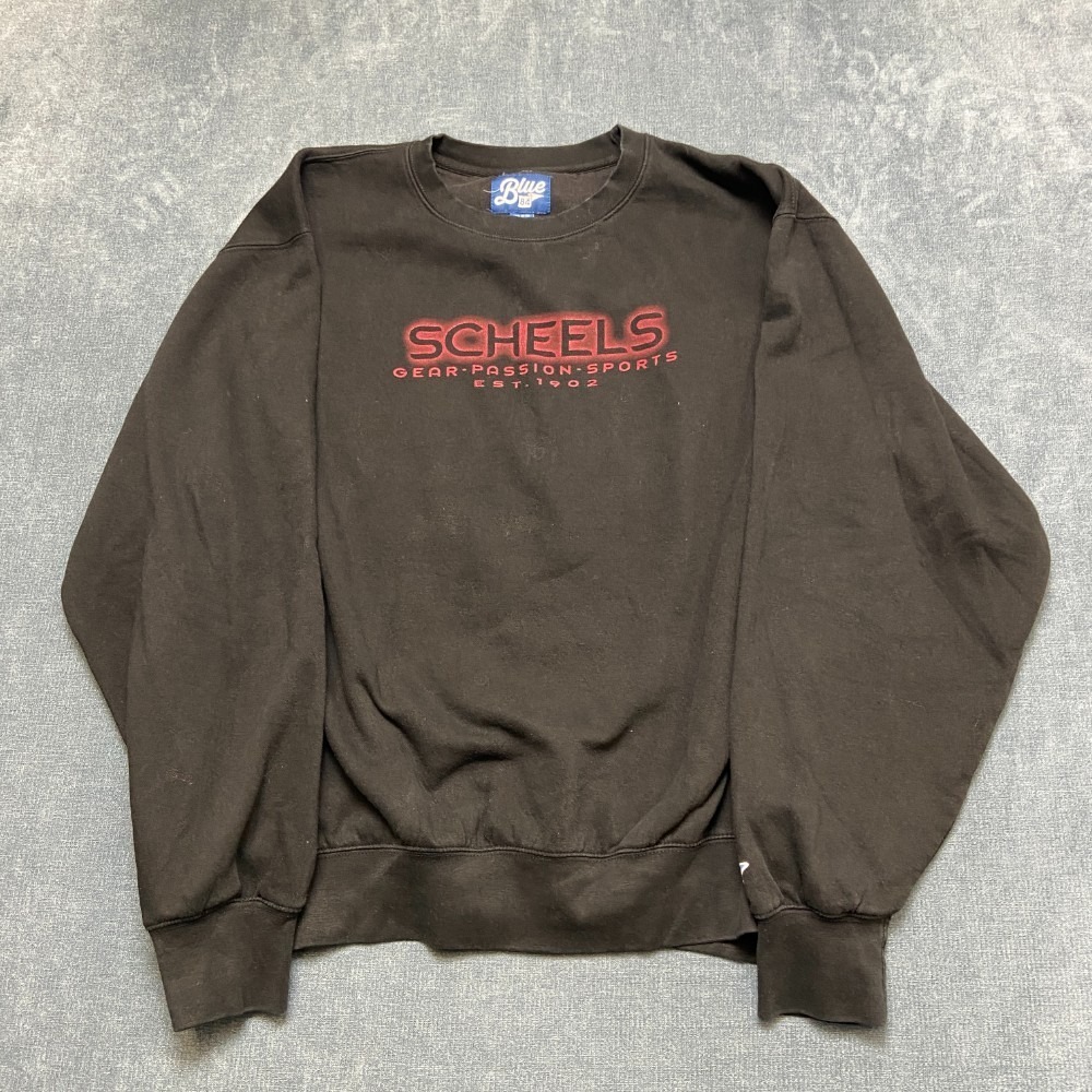 Blue 84 Scheels Gear Passion Sports Cozy Sweatshirt Mens Large Cotton Crew Neck